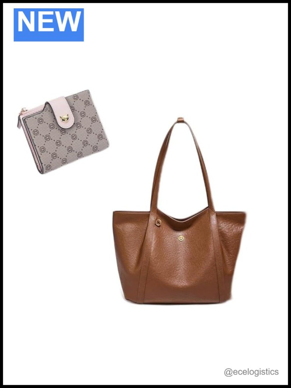 Tote Handbags & Wallet Set for Women Large Handbag with Card Holder Wallet